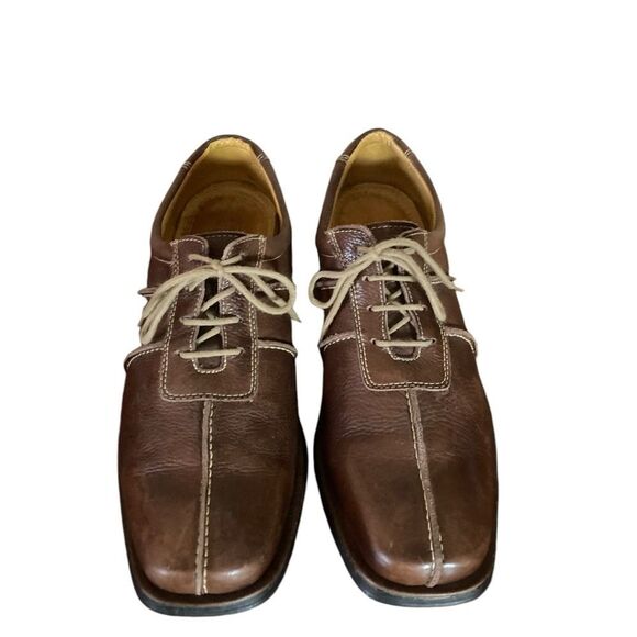 Sandro Brown Leather Oxfords - Picture 4 of 10
